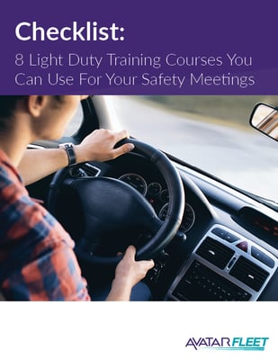 Cover 8 Light Duty Training Courses You Can Use For Your Safety Meetings
