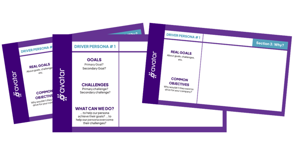 Driver Persona Template Mockup