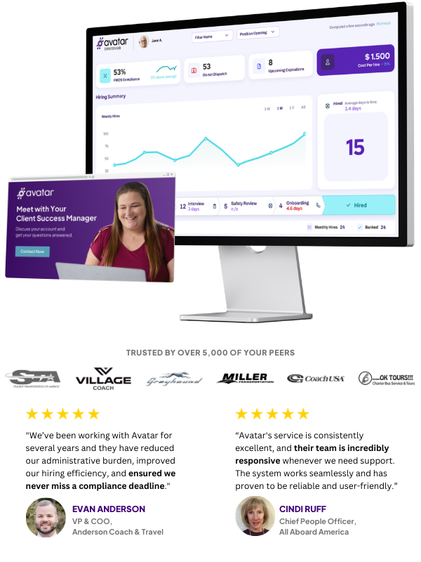 Avatar DriverHub Driver Recruiting and DOT Compliance Software for Busing Companies
